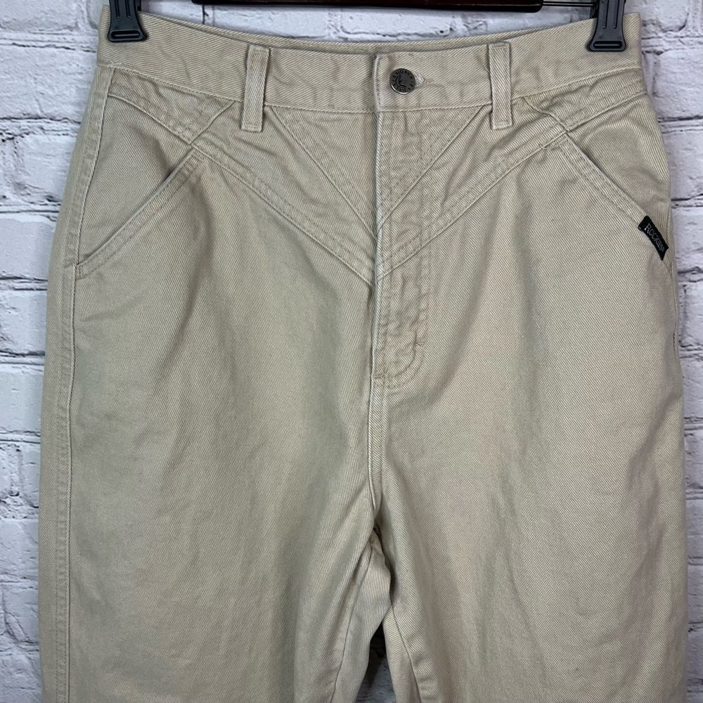 Rockies Vintage Rocky Mountain Bareback Tan Jeans Women 11/12 Western High Rise - Picture 3 of 11